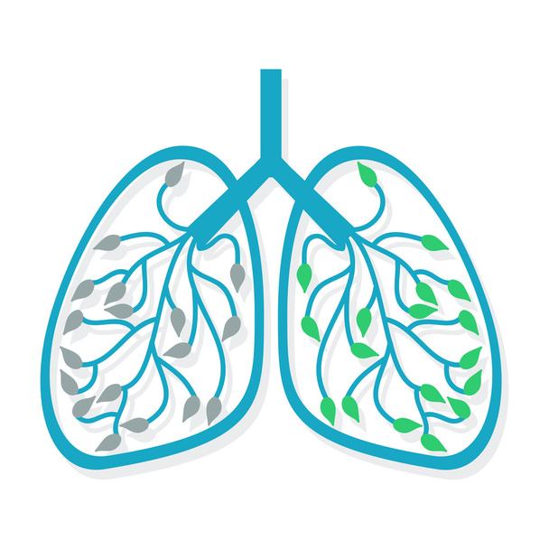 Icône pulmonaire humaine
 - Vecteur, image