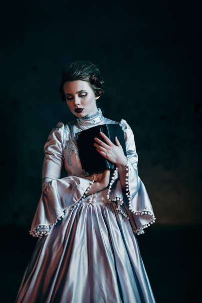Woman in victorian dress - Фото, изображение