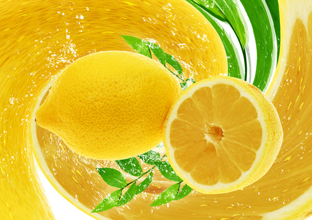čerstvé šťavnaté citrony - Fotografie, Obrázek