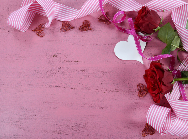 Šťastný Valentýna růžové pozadí - Fotografie, Obrázek
