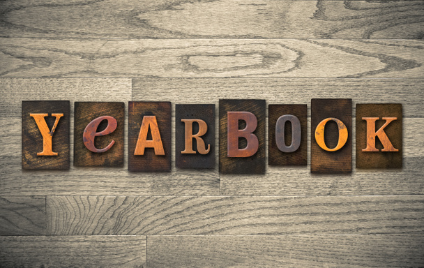 Yearbook Wooden Letterpress Concept - Photo, Image
