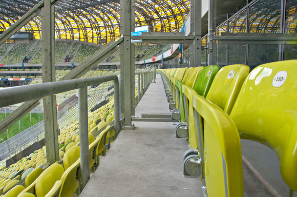 tribune in het stadion - Foto, afbeelding