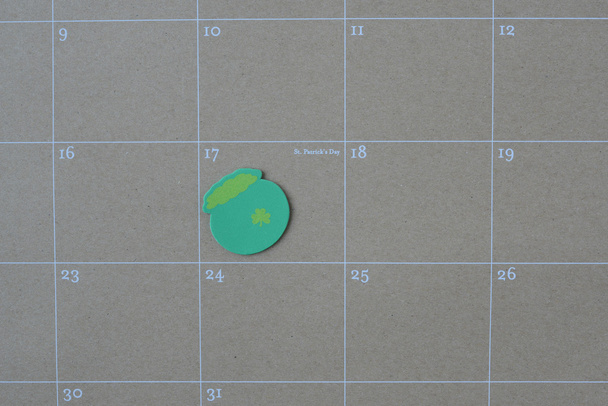 Kalenteri Näytetään Pyhän Patrickin päivä 2015
 - Valokuva, kuva