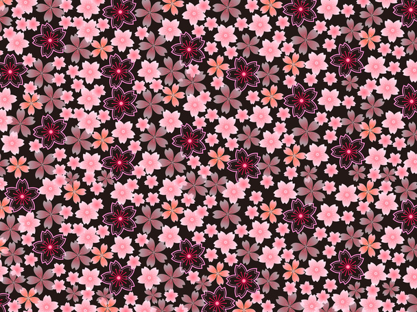 fondo de flor de cerezo
 - Vector, Imagen