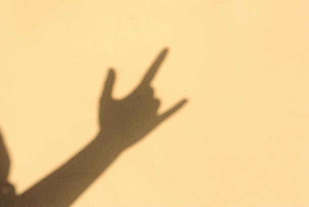 mão na sombra
 - Foto, Imagem