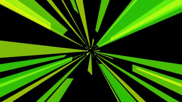 Rayos verdes abstractos
 - Imágenes, Vídeo
