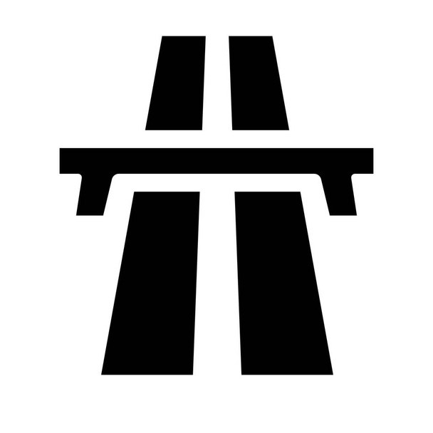 高速道路のアイコンベクトル高速道路の看板高速道路のシンボルグラフィックデザイン、ロゴ、ウェブサイト、ソーシャルメディア、モバイルアプリ、 ui - ベクター画像