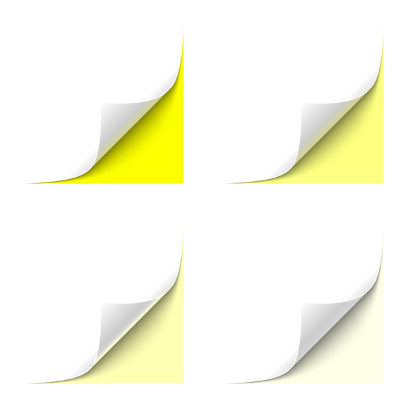 Curled Corner - Vector, Image