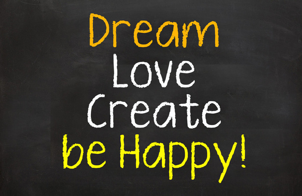 Sueño de amor crear y ser feliz
 - Foto, imagen