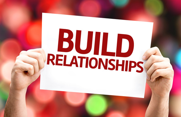 Build Relationships card - Photo, Image