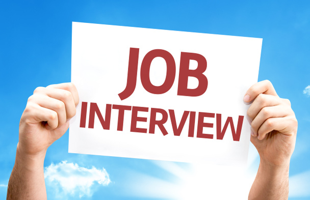 Job Interview card - Photo, Image