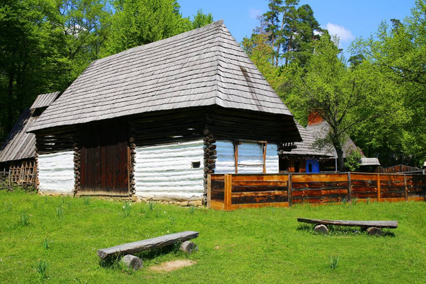 Bella casa medievale nella regione della Transilvania in Romania - Foto, immagini