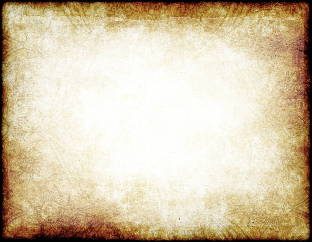 floral old paper or parchment background texture, vintage background texture with free space for your text - Photo, Image