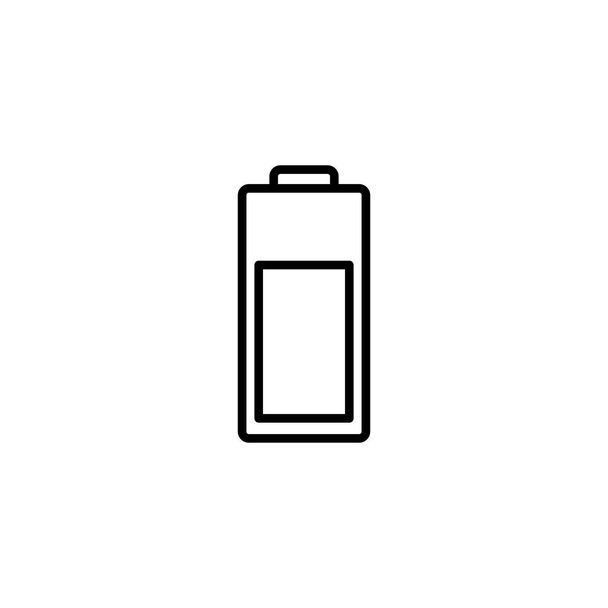 Піктограма батареї. знак зарядки батареї і символ. рівень заряду акумулятора
 - Вектор, зображення