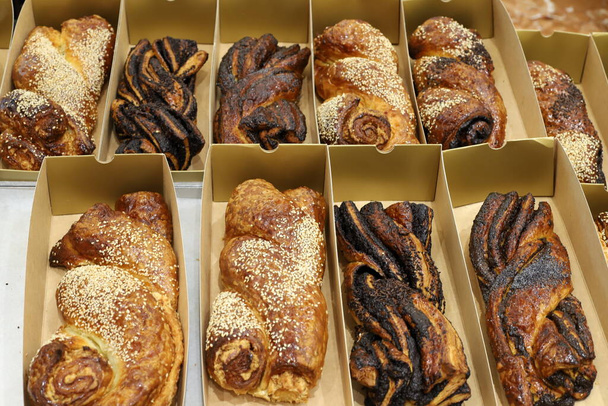 Pain et produits de boulangerie vendus en Israël.  - Photo, image