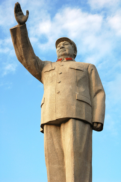 毛沢東の像 - 写真・画像