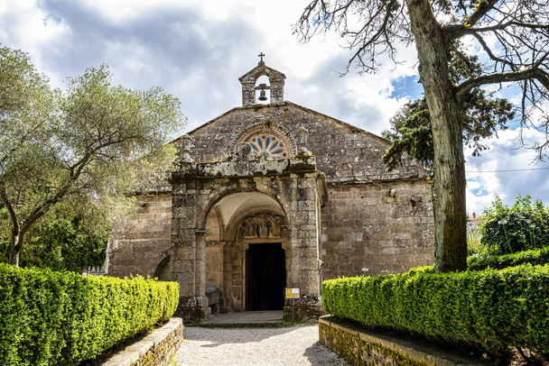 Kościół San Martino de Noia jest jednym z najbardziej reprezentatywnych zabytków religijnych i historycznych miasta Noia w Galicji, Hiszpania - Zdjęcie, obraz