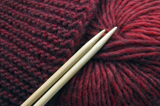 Knitting, spokes and wool - Photo, Image