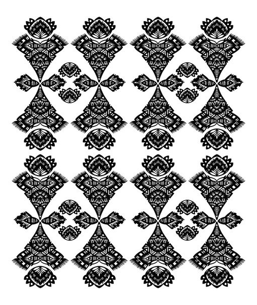 motif floral décoratif noir
 - Vecteur, image