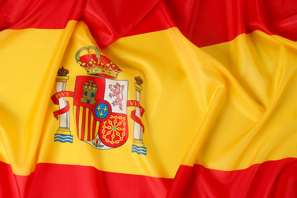 Flag of Spain as background - Photo, Image