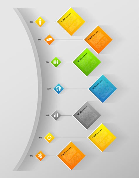 timeline template - Vector, Image