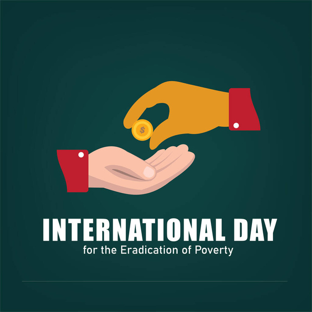 International Day for the Eradication of Poverty Vector. Simple and elegant design - Vector, Image