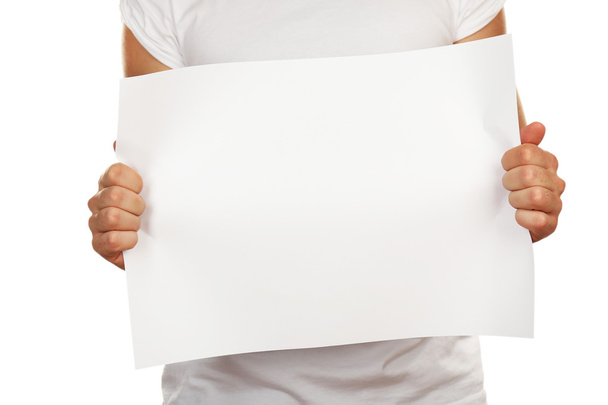 Blank sheet of paper - Foto, afbeelding