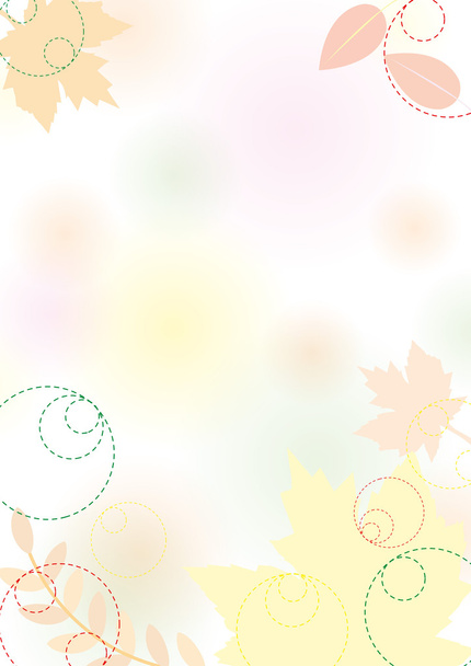 herfst achtergrond - Vector, afbeelding