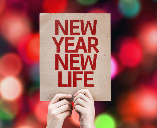 Año Nuevo Tarjeta de vida nueva
 - Foto, Imagen