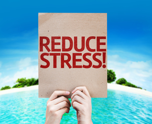 Verminderen Stress kaart - Foto, afbeelding