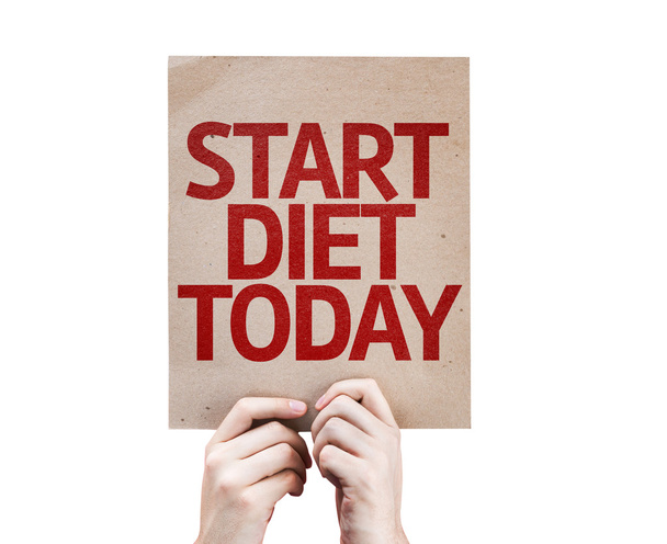 Start Diet Today card - Zdjęcie, obraz