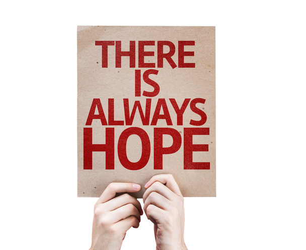 Há sempre cartão Hope
 - Foto, Imagem