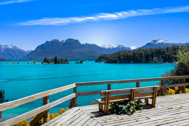 Argentina, Patagonia, Isla Bariloche Isla Victoria y Arrayanes paisajes escénicos. - Foto, Imagen