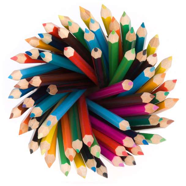 potloden top weergave - Foto, afbeelding