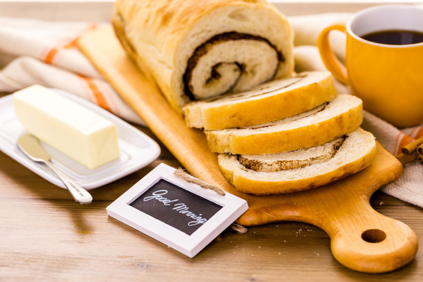 Artisan sourdough cinnamon swirl bread - Photo, Image