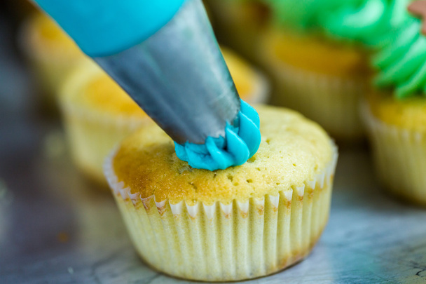 Fresh multicolored cupcakes - Valokuva, kuva
