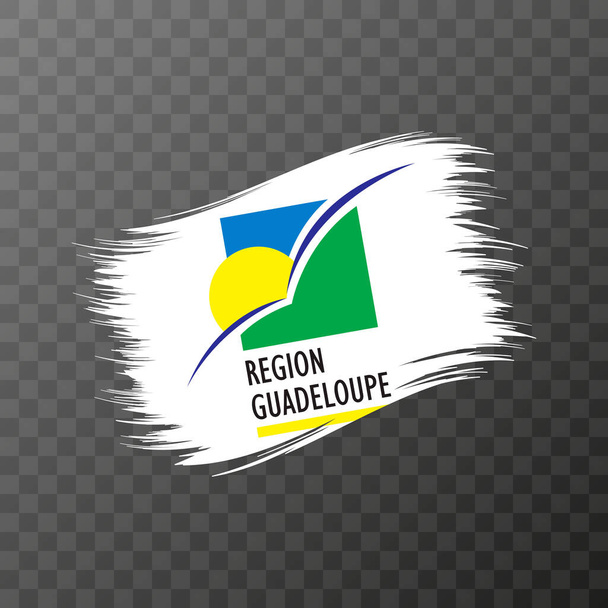 Premium Vector  Guadeloupe flag round shape