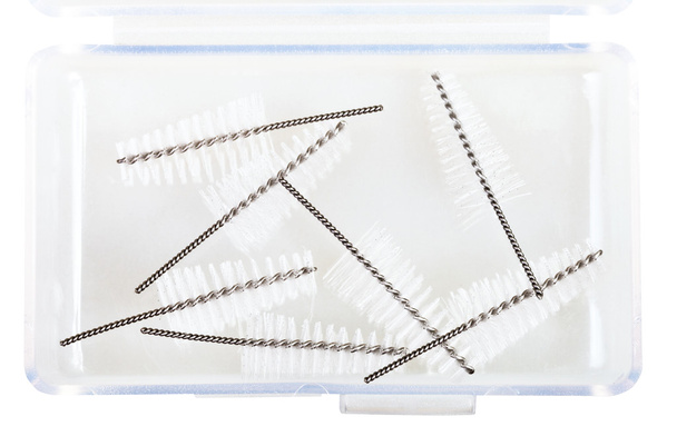 Recharge de brosses interdentaires dans une boîte en plastique
 - Photo, image