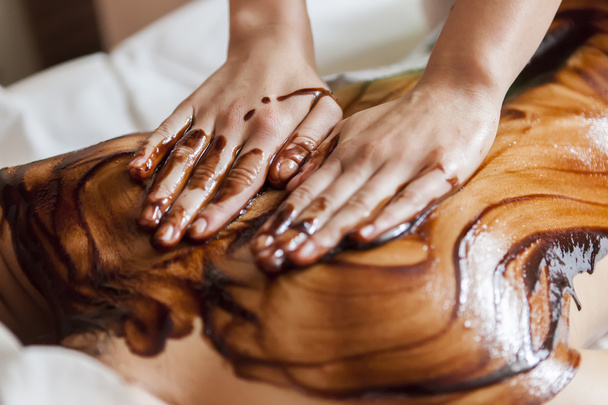 sıcak çikolata masajı - Fotoğraf, Görsel