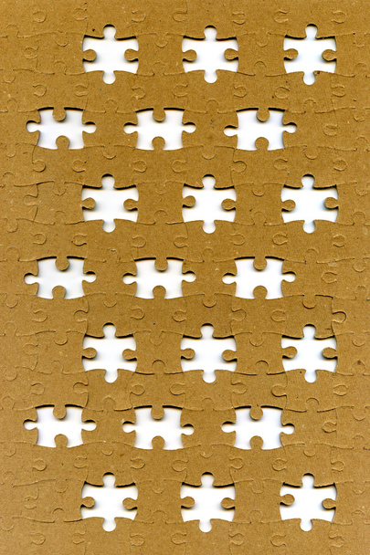 Puzzle with missing pieces - Photo, Image