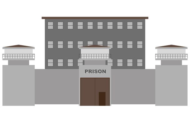 Διανυσματικά φυλακή κτίριο - Διάνυσμα, εικόνα