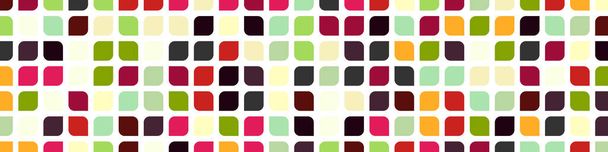 Kleur geblokte vierkanten achtergrond abstracte illustratie - Vector, afbeelding