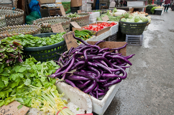 Şangay'daki gıda pazarı - Fotoğraf, Görsel