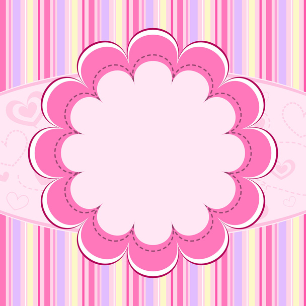 Pink kid background - Vector, Image