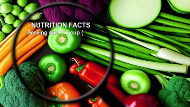 Факти харчування на різних овочах
 - Кадри, відео