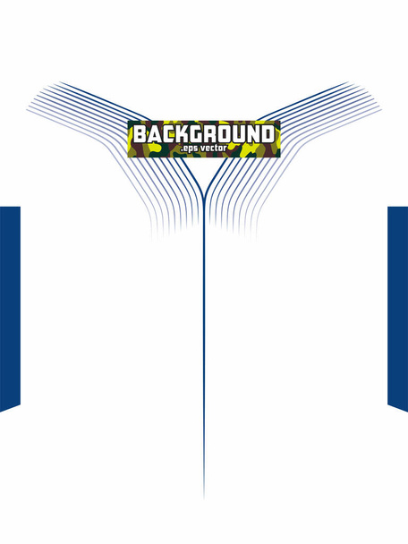 jersey design de fundo adequado para uniformes da equipe de esportes, futebol, voleibol, basquete, ciclismo, jogos, etc - Vetor, Imagem
