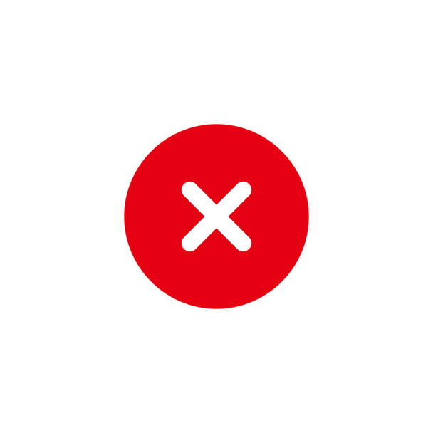 símbolo de signo de vector icono cruz - Vector, imagen