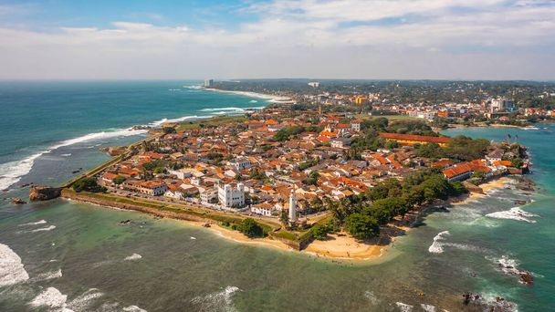 Aerial view of Galle Dutch Fort in Sri Lanka - Photo, Image