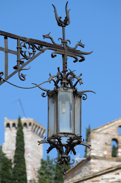 Medieval street lamp - Photo, Image