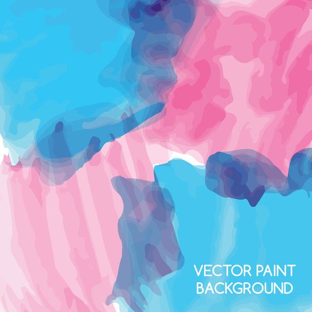 Abstract artistic background by watercolor paint splashes of bright colors - Vektori, kuva